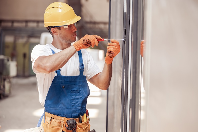 Precision Overhead Door of Las Vegas technician