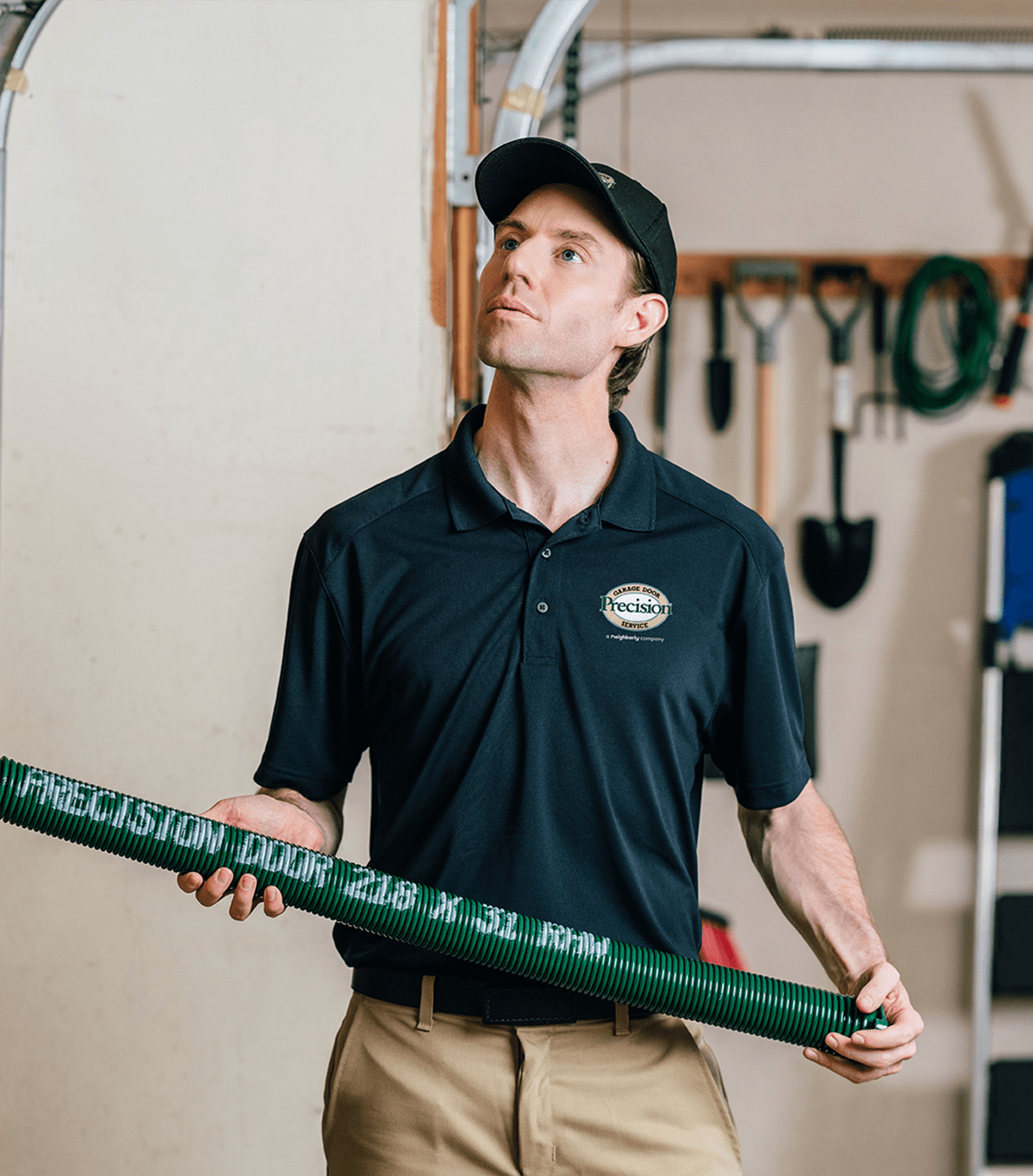 Precision Garage Door Service technician