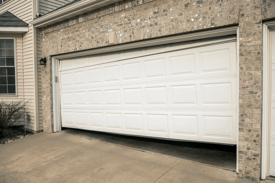 Stuck garage door