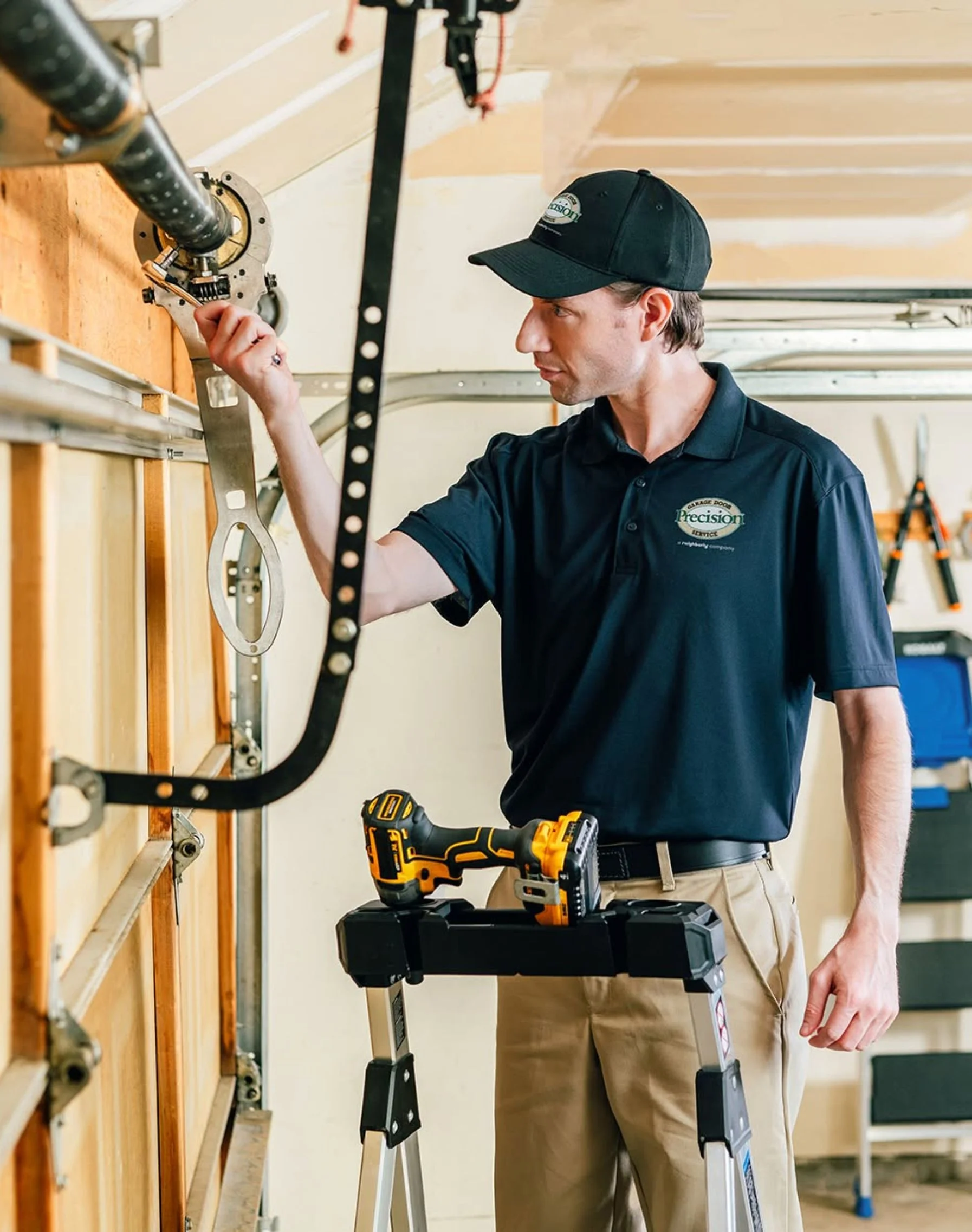 Precision Overhead Door of Las Vegas technician